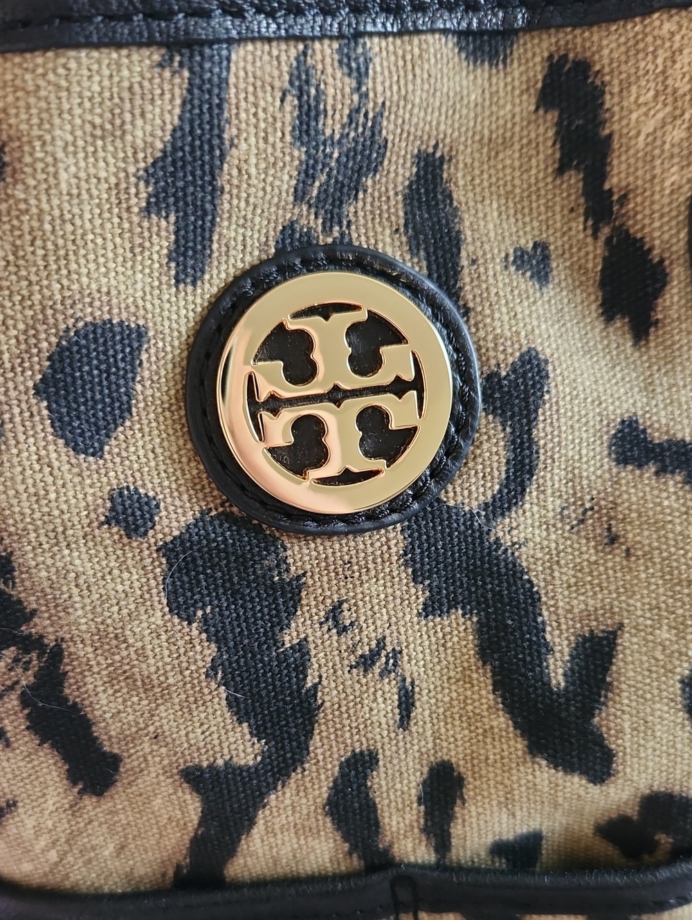 Tory Burch Leopard Canvas Tote - Picture 7 of 7